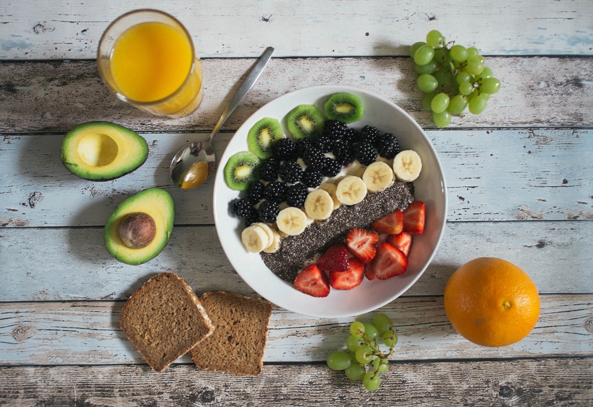 Healthy cooking preparation with fresh ingredients